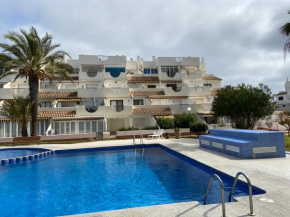 La Manga del Mar Menor, Appartement mit Klimaanlage, Wintergarten, Pool, Tennisplatz, Tiefgarage